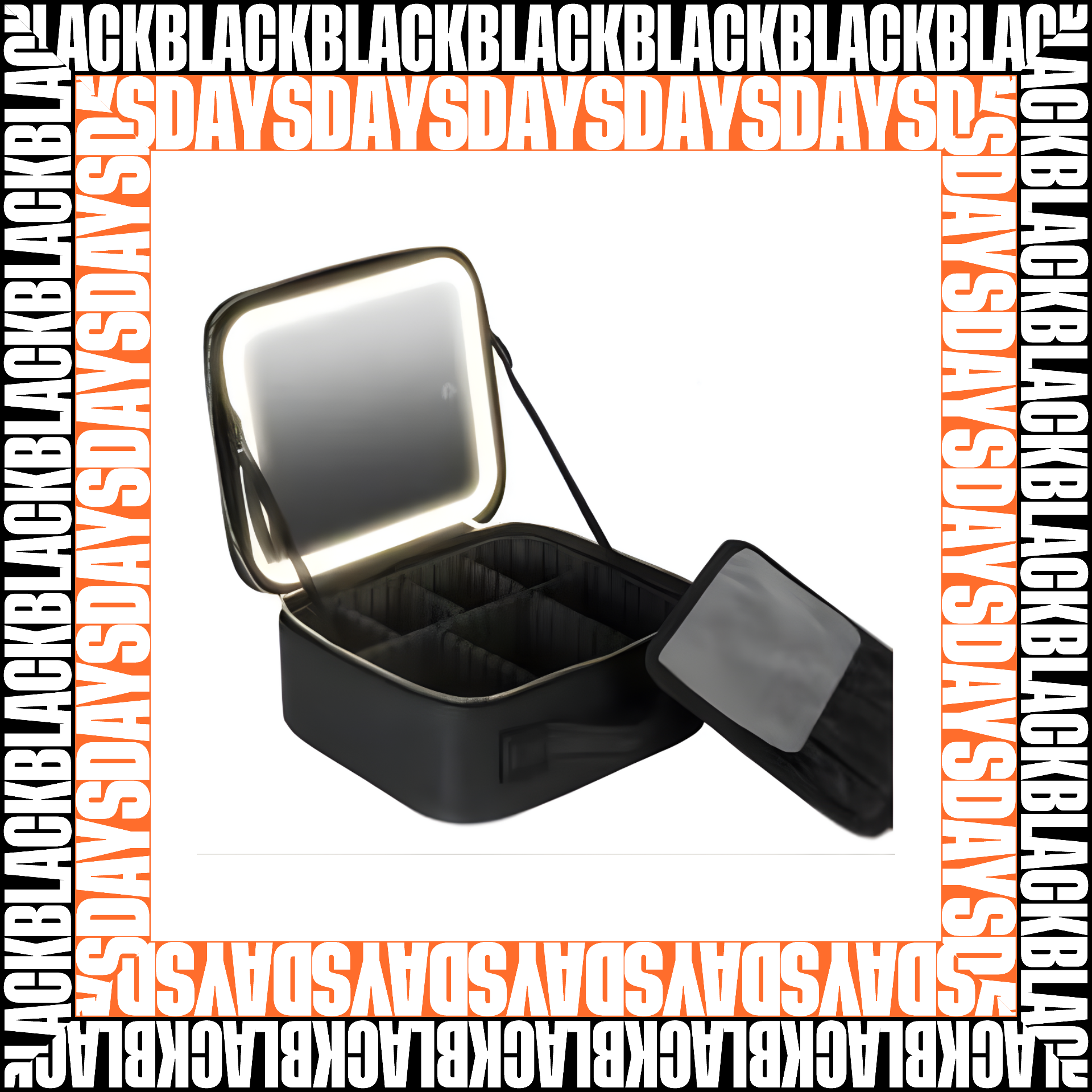 MALETA MAQUILLAJE GRANDE BLACK DAYS.